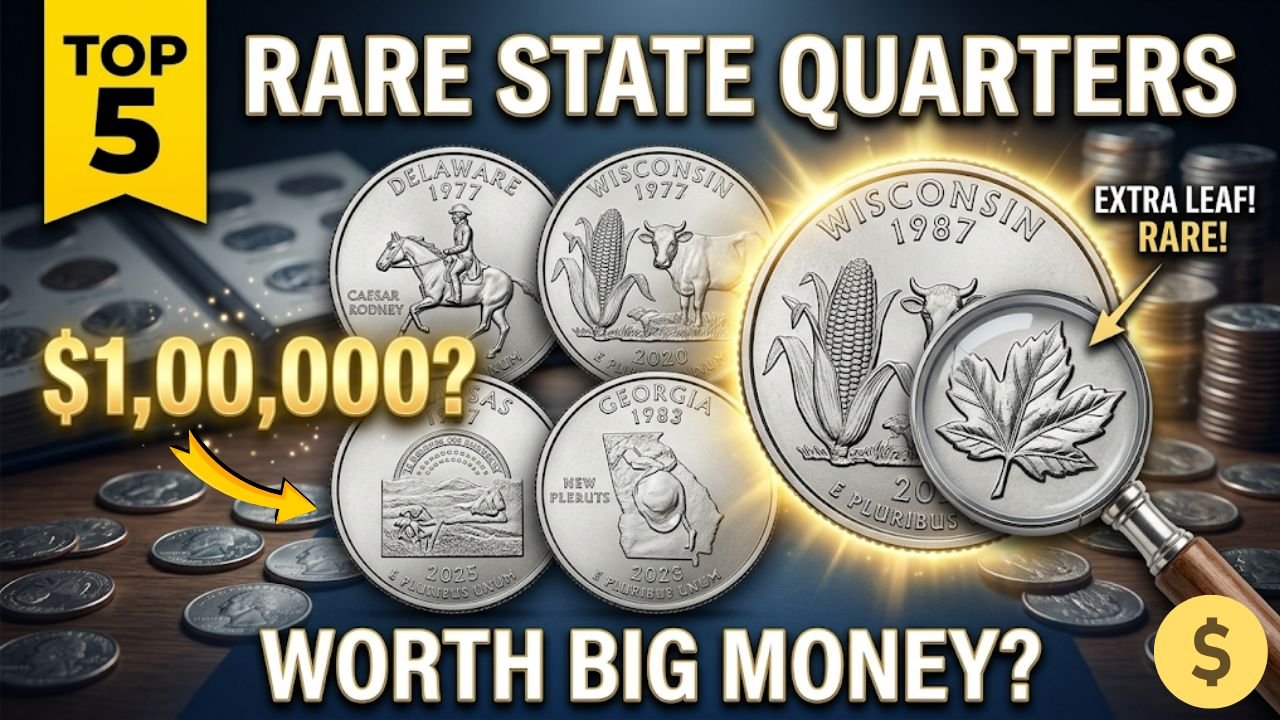 Top 5 Rare State Quarters Worth Big Money in 2026